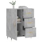 vidaXL Sideboard Betongrau 69,5x34x90 cm Holzwerkstoff vidaXL Sideboard Betongrau 69,5x34x90 cm Holzwerkstoff