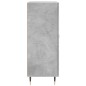 vidaXL Sideboard Betongrau 69,5x34x90 cm Holzwerkstoff vidaXL Sideboard Betongrau 69,5x34x90 cm Holzwerkstoff