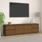 vidaXL TV-Schrank Honigbraun 176x37x47,5 cm Massivholz Kiefer vidaXL TV-Schrank Honigbraun 176x37x47,5 cm Massivholz Kiefer