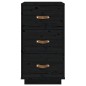 vidaXL Nachttische 2 Stk. Schwarz 40x40x75 cm Massivholz Kiefer vidaXL Nachttische 2 Stk. Schwarz 40x40x75 cm Massivholz Kiefer