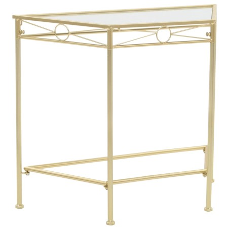 vidaXL Beistelltisch Vintage-Stil Metall 87x34x73 cm Gold 