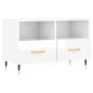 vidaXL TV-Schrank Hochglanz-Weiß 80x36x50 cm Holzwerkstoff vidaXL TV-Schrank Hochglanz-Weiß 80x36x50 cm Holzwerkstoff