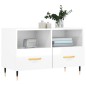 vidaXL TV-Schrank Hochglanz-Weiß 80x36x50 cm Holzwerkstoff vidaXL TV-Schrank Hochglanz-Weiß 80x36x50 cm Holzwerkstoff