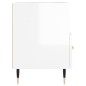 vidaXL TV-Schrank Hochglanz-Weiß 80x36x50 cm Holzwerkstoff vidaXL TV-Schrank Hochglanz-Weiß 80x36x50 cm Holzwerkstoff