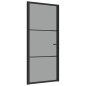 vidaXL Innentür 93x201,5 cm Schwarz ESG-Glas und Aluminium vidaXL Innentür 93x201,5 cm Schwarz ESG-Glas und Aluminium