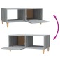 vidaXL Couchtisch Grau Sonoma 89,5x50x40 cm Holzwerkstoff vidaXL Couchtisch Grau Sonoma 89,5x50x40 cm Holzwerkstoff