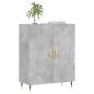 vidaXL Sideboard Betongrau 69,5x34x90 cm Holzwerkstoff vidaXL Sideboard Betongrau 69,5x34x90 cm Holzwerkstoff