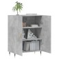vidaXL Sideboard Betongrau 69,5x34x90 cm Holzwerkstoff vidaXL Sideboard Betongrau 69,5x34x90 cm Holzwerkstoff