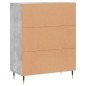 vidaXL Sideboard Betongrau 69,5x34x90 cm Holzwerkstoff vidaXL Sideboard Betongrau 69,5x34x90 cm Holzwerkstoff
