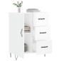 vidaXL Sideboard Hochglanz-Weiß 69,5x34x90 cm Holzwerkstoff vidaXL Sideboard Hochglanz-Weiß 69,5x34x90 cm Holzwerkstoff