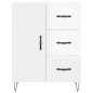 vidaXL Sideboard Hochglanz-Weiß 69,5x34x90 cm Holzwerkstoff vidaXL Sideboard Hochglanz-Weiß 69,5x34x90 cm Holzwerkstoff