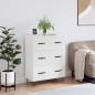 vidaXL Sideboard Hochglanz-Weiß 69,5x34x90 cm Holzwerkstoff vidaXL Sideboard Hochglanz-Weiß 69,5x34x90 cm Holzwerkstoff
