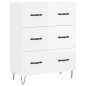vidaXL Sideboard Hochglanz-Weiß 69,5x34x90 cm Holzwerkstoff vidaXL Sideboard Hochglanz-Weiß 69,5x34x90 cm Holzwerkstoff