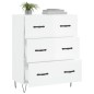 vidaXL Sideboard Hochglanz-Weiß 69,5x34x90 cm Holzwerkstoff vidaXL Sideboard Hochglanz-Weiß 69,5x34x90 cm Holzwerkstoff