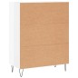 vidaXL Sideboard Hochglanz-Weiß 69,5x34x90 cm Holzwerkstoff vidaXL Sideboard Hochglanz-Weiß 69,5x34x90 cm Holzwerkstoff