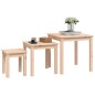 vidaXL Satztische 3 Stk. Massivholz Kiefer vidaXL Satztische 3 Stk. Massivholz Kiefer