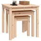 vidaXL Satztische 3 Stk. Massivholz Kiefer vidaXL Satztische 3 Stk. Massivholz Kiefer
