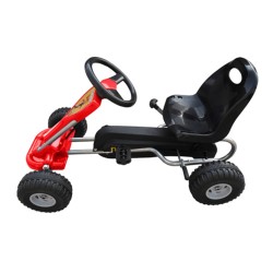 vidaXL Pedal Go-Kart Rot