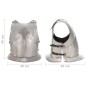 vidaXL Mittelalterlicher Ritter-Brustpanzer Kürass LARP Replik Silbern Stahl vidaXL Mittelalterlicher Ritter-Brustpanzer Kürass LARP Replik Silbern Stahl