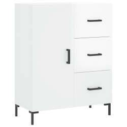 vidaXL Sideboard Hochglanz-Weiß 69,5x34x90 cm Holzwerkstoff