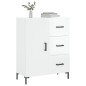 vidaXL Sideboard Hochglanz-Weiß 69,5x34x90 cm Holzwerkstoff vidaXL Sideboard Hochglanz-Weiß 69,5x34x90 cm Holzwerkstoff