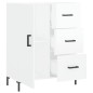 vidaXL Sideboard Hochglanz-Weiß 69,5x34x90 cm Holzwerkstoff vidaXL Sideboard Hochglanz-Weiß 69,5x34x90 cm Holzwerkstoff