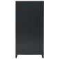 vidaXL Kleiderschrank Metall Industrie-Stil 90 x 40 x 180 cm Schwarz vidaXL Kleiderschrank Metall Industrie-Stil 90 x 40 x 180 cm Schwarz