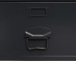 vidaXL Kleiderschrank Metall Industrie-Stil 90 x 40 x 180 cm Schwarz vidaXL Kleiderschrank Metall Industrie-Stil 90 x 40 x 180 cm Schwarz