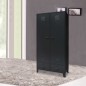 vidaXL Kleiderschrank Metall Industrie-Stil 90 x 40 x 180 cm Schwarz vidaXL Kleiderschrank Metall Industrie-Stil 90 x 40 x 180 cm Schwarz