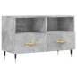 vidaXL TV-Schrank Betongrau 80x36x50 cm Holzwerkstoff vidaXL TV-Schrank Betongrau 80x36x50 cm Holzwerkstoff