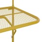 vidaXL Balkontisch Golden 60x40 cm Stahl vidaXL Balkontisch Golden 60x40 cm Stahl