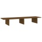 vidaXL Monitorständer Honigbraun 100x27x15 cm Massivholz Kiefer vidaXL Monitorständer Honigbraun 100x27x15 cm Massivholz Kiefer