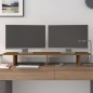 vidaXL Monitorständer Honigbraun 100x27x15 cm Massivholz Kiefer vidaXL Monitorständer Honigbraun 100x27x15 cm Massivholz Kiefer