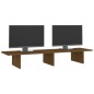 vidaXL Monitorständer Honigbraun 100x27x15 cm Massivholz Kiefer vidaXL Monitorständer Honigbraun 100x27x15 cm Massivholz Kiefer