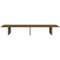 vidaXL Monitorständer Honigbraun 100x27x15 cm Massivholz Kiefer vidaXL Monitorständer Honigbraun 100x27x15 cm Massivholz Kiefer