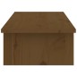 vidaXL Monitorständer Honigbraun 100x27x15 cm Massivholz Kiefer vidaXL Monitorständer Honigbraun 100x27x15 cm Massivholz Kiefer