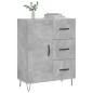 vidaXL Sideboard Betongrau 69,5x34x90 cm Holzwerkstoff vidaXL Sideboard Betongrau 69,5x34x90 cm Holzwerkstoff