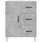 vidaXL Sideboard Betongrau 69,5x34x90 cm Holzwerkstoff vidaXL Sideboard Betongrau 69,5x34x90 cm Holzwerkstoff