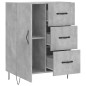 vidaXL Sideboard Betongrau 69,5x34x90 cm Holzwerkstoff vidaXL Sideboard Betongrau 69,5x34x90 cm Holzwerkstoff