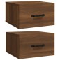 vidaXL Wand-Nachttische 2 Stk. Sonoma-Eiche 35x35x20 cm vidaXL Wand-Nachttische 2 Stk. Sonoma-Eiche 35x35x20 cm
