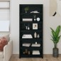 vidaXL Bücherregal Schwarz 80x35x183 cm Massivholz Kiefer vidaXL Bücherregal Schwarz 80x35x183 cm Massivholz Kiefer