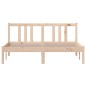 vidaXL Massivholzbett 140x190 cm vidaXL Massivholzbett 140x190 cm