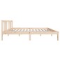 vidaXL Massivholzbett 140x190 cm vidaXL Massivholzbett 140x190 cm