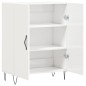 vidaXL Sideboard Hochglanz-Weiß 69,5x34x90 cm Holzwerkstoff vidaXL Sideboard Hochglanz-Weiß 69,5x34x90 cm Holzwerkstoff