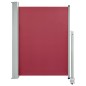 vidaXL Ausziehbare Seitenmarkise 100x300 cm Rot vidaXL Ausziehbare Seitenmarkise 100x300 cm Rot
