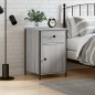 vidaXL Nachttisch Grau Sonoma 40x42x60 cm Holzwerkstoff