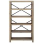 vidaXL Bücherregal 5 Fächer 80x30x140 cm Massivholz Akazie vidaXL Bücherregal 5 Fächer 80x30x140 cm Massivholz Akazie