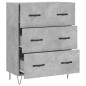 vidaXL Sideboard Betongrau 69,5x34x90 cm Holzwerkstoff vidaXL Sideboard Betongrau 69,5x34x90 cm Holzwerkstoff