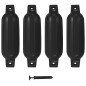 vidaXL Bootsfender 4 Stk. Schwarz 41 x 11,5 cm PVC vidaXL Bootsfender 4 Stk. Schwarz 41 x 11,5 cm PVC