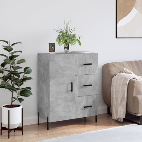 vidaXL Sideboard Betongrau 69,5x34x90 cm Holzwerkstoff